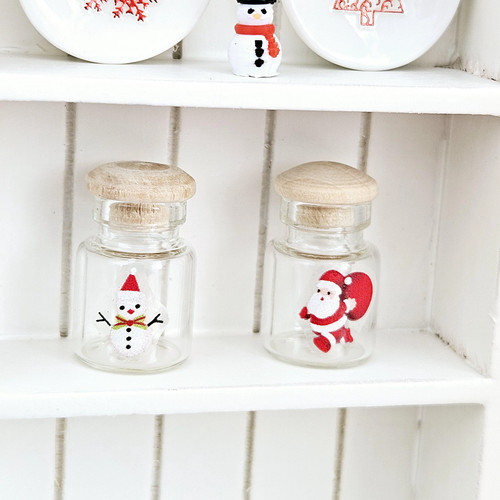 Christmas jars vase set of - christmas,