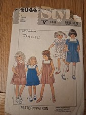 STYLE girls Dress Pattern 4044