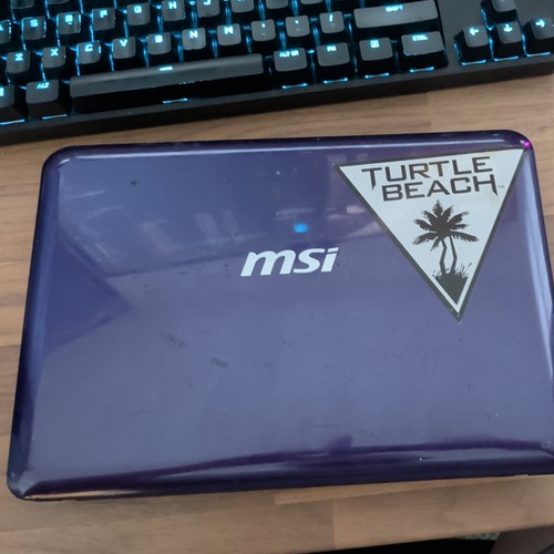 Msi u135dx purple laptop - laptop, 10"