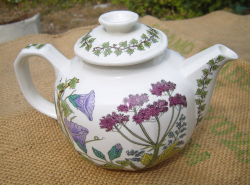 Vintage poole ferndown tea pot - vintage,