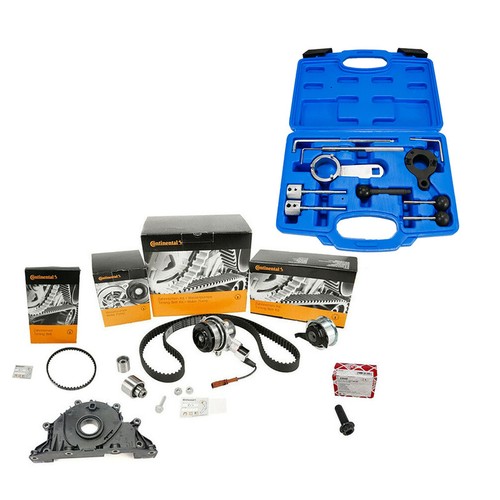 Timing belt kit water - belt, pump