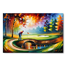Golf Course Wall Art Print