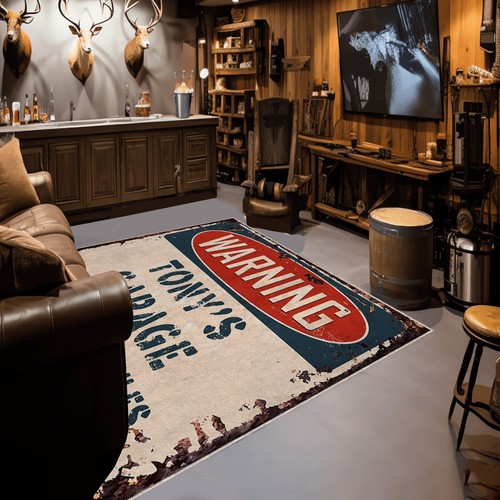 Garage area rug with - area,