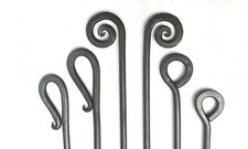 Rustic Hand Forged Fire Poker Sturdy Tool for Outdoors hand made UK Log burning