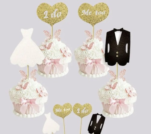 Wedding cake toppers 12pck - wedding,