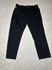 Harley Davidson Black Jeans Trousers W38 L32 Biker Casual Cotton Twill Pants