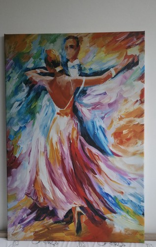 Wall art couple dancing - wall,