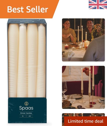 Tall ivory taper - ivory, candles
