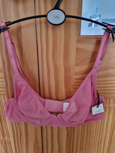 John lewis pink underwired bra - pink,