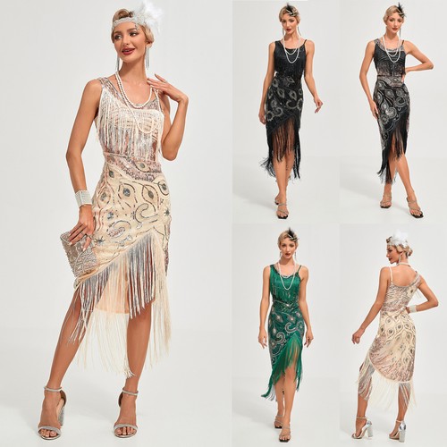 Womens 1920s sequins costumes - sequins,