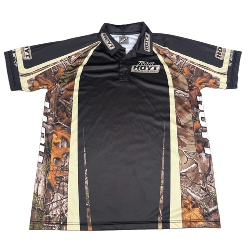 Team hoyt archery polo shirt - team,