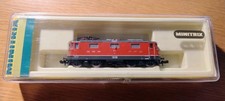 Minitrix N Gauge 12977 Swiss SBB Re 4/4 II Electric Loco 11116 Red