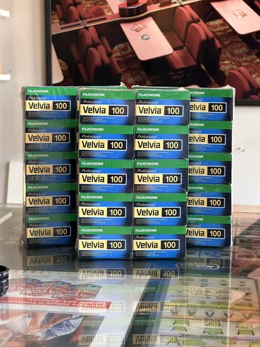 Ten rolls fuji velvia 100 - ten,