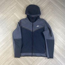 Nike Tech Hoodie Fleece Midnight Navy Blue Size Large