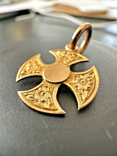 Edwardian antique warm gold - antique, 9k
