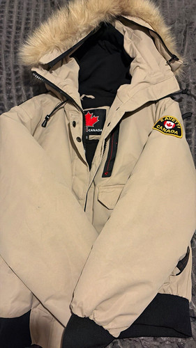 Zavetti canada beige hooded - canada,