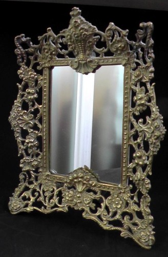 Large ornate pierced brass - pierced,