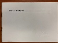 Rare jaguar service book - jaguar,
