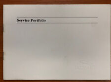 RARE Jaguar Service Book 110%