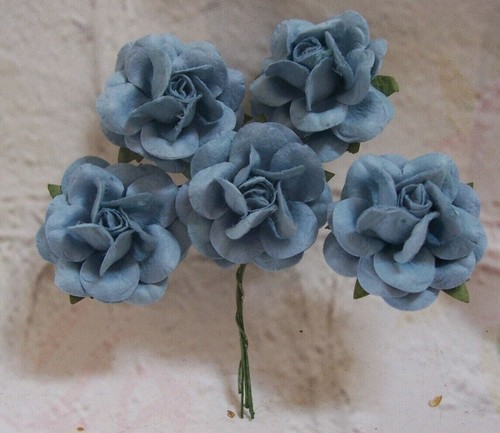 Mulberry paper roses - mulberry, flowers