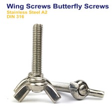 M8 - 8mm BUTTERFLY WING BOLTS