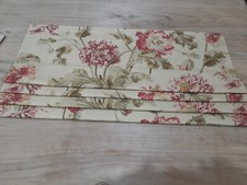 Laura Ashley Hepworth Gold Blackout Mock Roman Blind 73cms W X 38cms Drop 