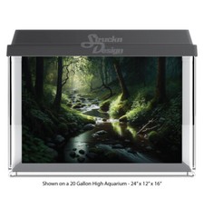 Mystical Dark Forest Polyester