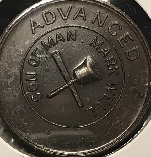 Vintage masonic token advanced - masonic,