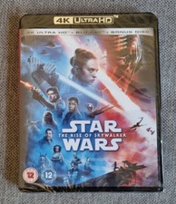 4K Ultra HD + Blu Ray Star Wars The Rise of Skywalker New Sealed 3 Disc