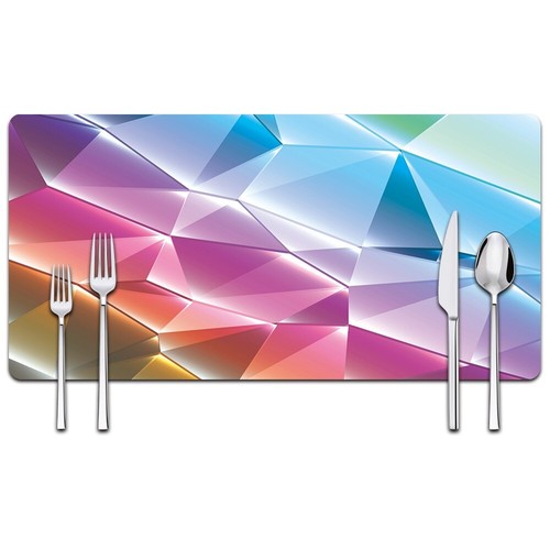 Leather placemats table mats - table,