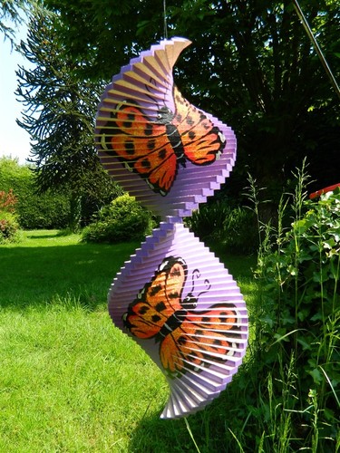 Wind spinner wooden spiral - wind,