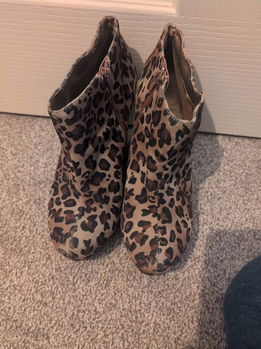 Leopard print ankle boots size - leopard,