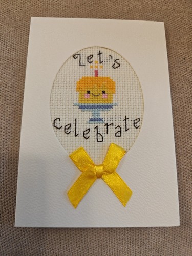 Handmade cross stitch - cross,