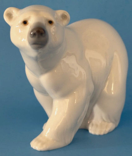 Lladro 1207 attentive polar - lladro,