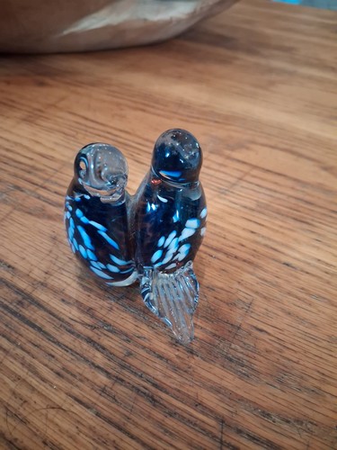 Mdina glass bird ornament - glass,