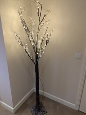 Twig Tree With Warm White Lights Mains Powered