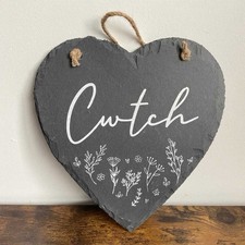 CWTCH Slate, Sign Welsh Gifts