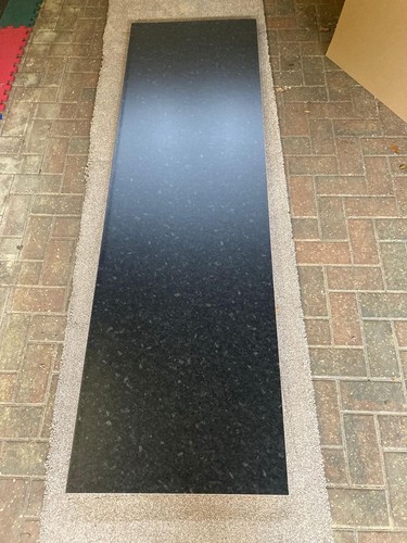 Black granite effect - granite, counter