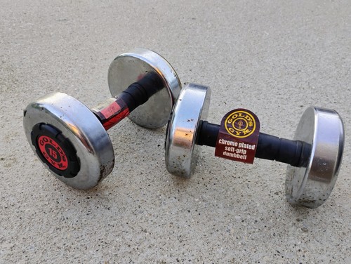 Gold gym dumbbells 15 - dumbbells, lbs