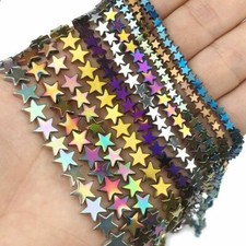 Gold Silver Star Beads
