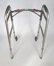 Lightweight Folding Walking Frame Zimmer Frame Mobility Walker With Front Wheels