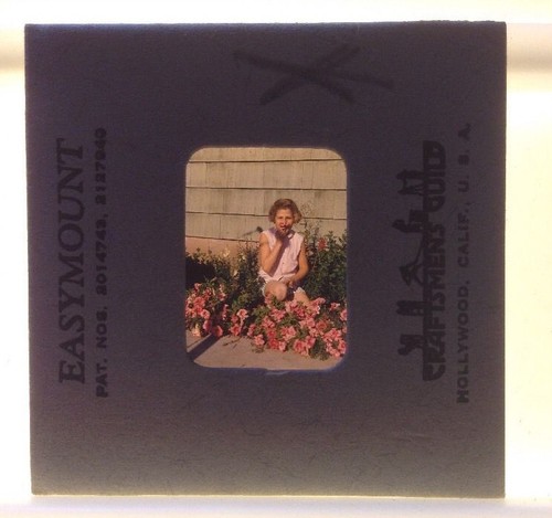 Vintage 40s kodachrome girl - vintage,