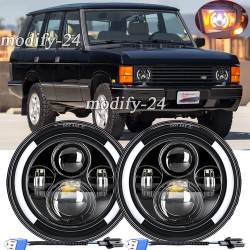Round led headlights hi - led,