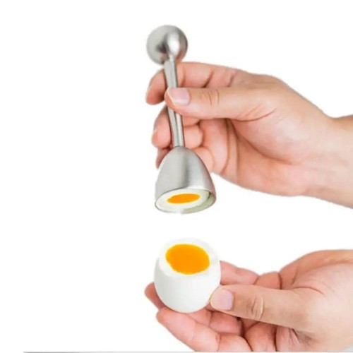 Stainless steel boiled egg - steel,