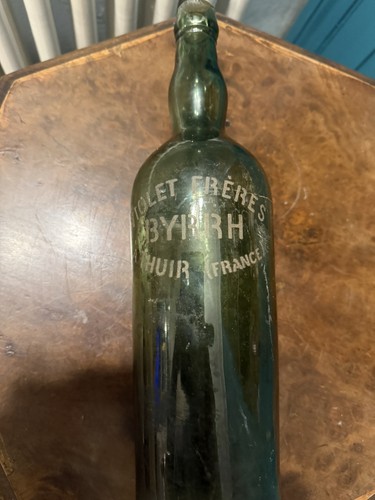 Antique rare engraved green - antique,