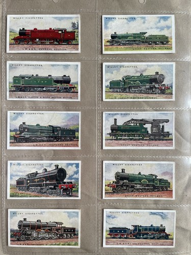 Wills cigarette cards railway - wills,