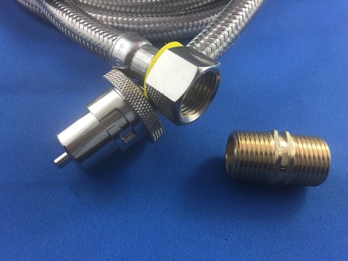 Stainless steel braided gas - steel,