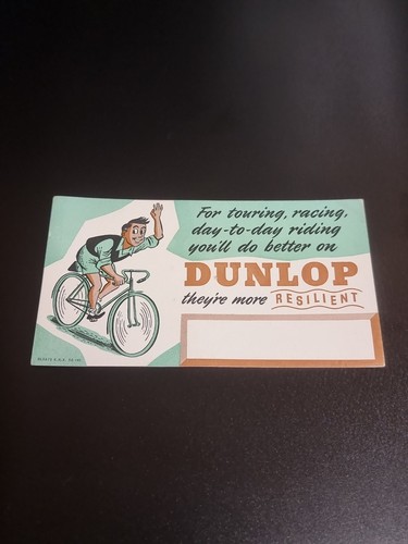 Vintage dunlop tyre tourust - tyre,