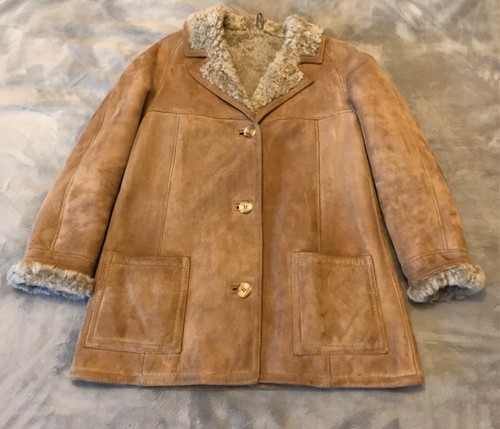 Vintage genuine sheepskin