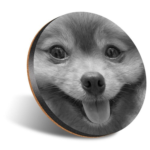 Round 12cm coaster bw - 12cm,